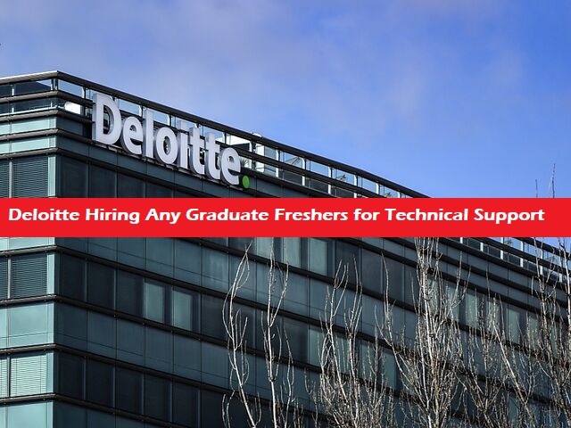 Deloitte Hiring Any Graduate 