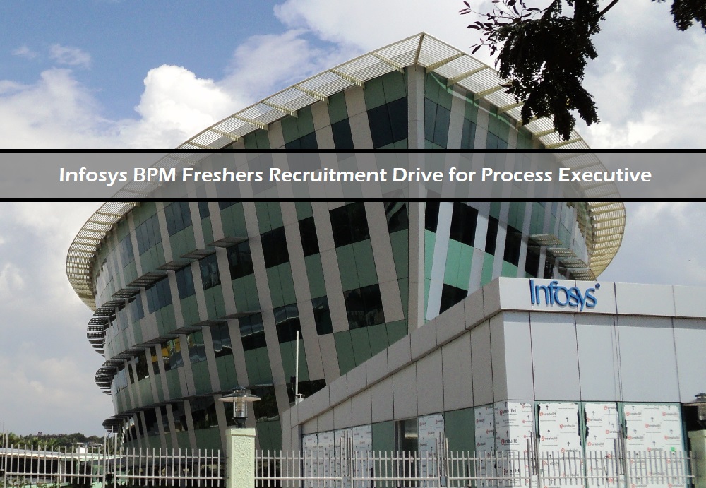 Infosys BPM Freshers Recruitment Drive for Process Executive