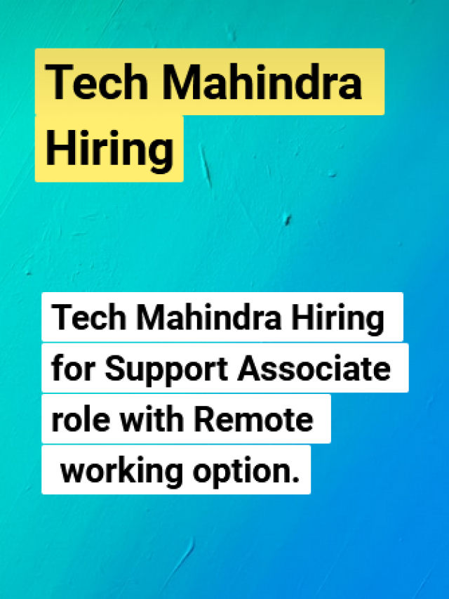 tech-mahindra-wfh-hiring-any-graduates-kickcharm