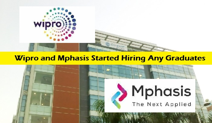 Wipro and Mphasis Started Hiring Any Graduates