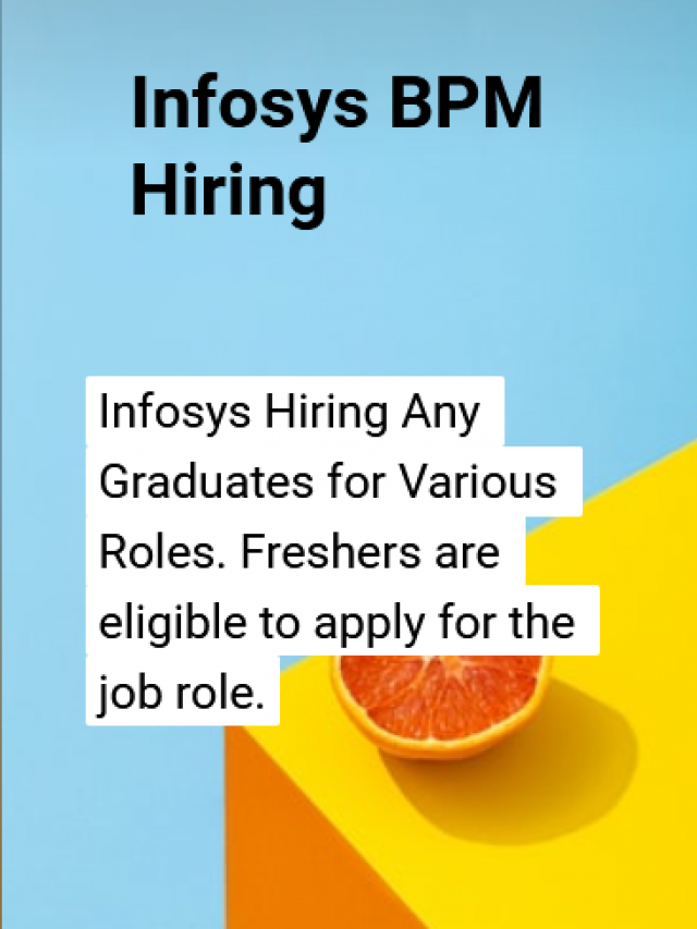 infosys-bpm-hiring-any-graduates-for-various-roles-kickcharm