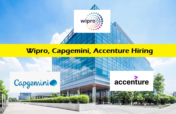 Wipro, Capgemini, Accenture Hiring for Various Roles with WFH Jobs