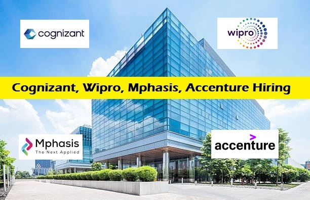 Cognizant, Wipro, Mphasis, Accenture Hiring Freshers for Various Roles