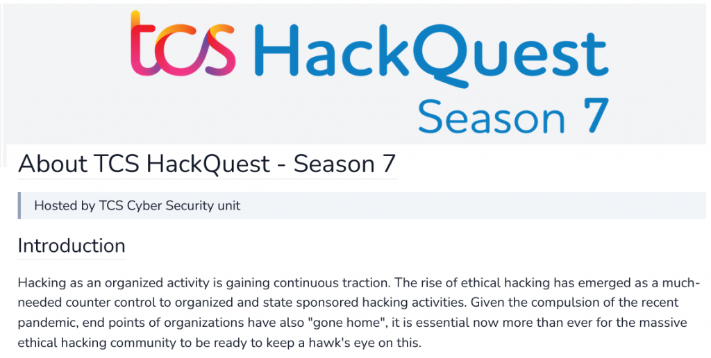 TCS HackQuest Season 7