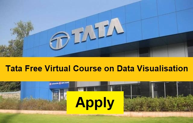 Tata Free Virtual Course on Data Visualisation